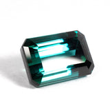 Blue Green Emerald Cut Brazilian Tourmaline 9.84 Ct Kris Averi