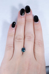 Blue Green Oval Montana Sapphire 1.28 Ct Kris Averi