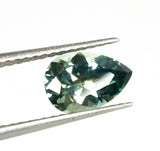 Blue Green Pear Shape Montana Sapphire 1.13 Ct Kris Averi