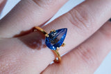 Blue Pear Sapphire 3.02 Ct Kris Averi