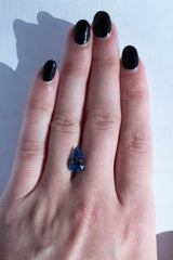 Blue Pear Sapphire 3.02 Ct Kris Averi