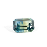 Green Emerald Cut Montana Sapphire 1.21 Ct Kris Averi