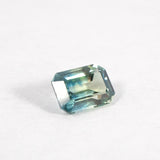 Green Emerald Cut Montana Sapphire 1.21 Ct Kris Averi