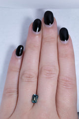 Green Emerald Cut Montana Sapphire 1.21 Ct Kris Averi