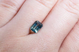 Green Emerald Cut Montana Sapphire 1.21 Ct Kris Averi