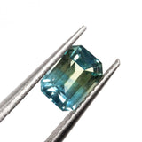 Green Emerald Cut Montana Sapphire 1.21 Ct Kris Averi
