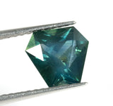 Green Fancy Trapezoid Shape Montana Sapphire 1.41 Ct Kris Averi