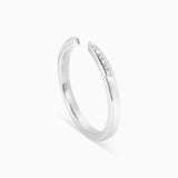 Open Talos Ring with White Diamonds Kris Averi