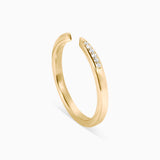 Open Talos Ring with White Diamonds Kris Averi