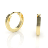 Acies Edge Hoop Earrings Kris Averi Yellow Gold