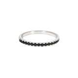 Acies Hydra Band Ring with Black Diamonds Kris Averi White Gold 4