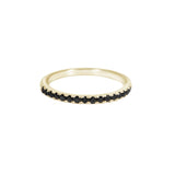 Acies Hydra Band Ring with Black Diamonds Kris Averi Yellow Gold 4