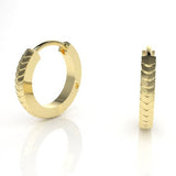 Acies Hydra Hoop Earrings Kris Averi Yellow Gold