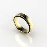 Aedis Zenith Band Ring with Black Diamond Pave Kris Averi