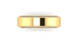 Aedis Zenith Band Ring with White Diamond Pave Kris Averi