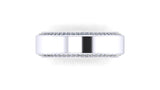 Aedis Zenith Band Ring with White Diamond Pave Kris Averi