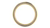 Aedis Zenith Band Ring with White Diamond Pave Kris Averi