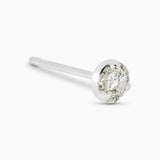 Arcus Halo Stud Earrings with White Diamonds Kris Averi
