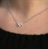 Arcus Swerve Pendant with Grey Diamonds Kris Averi