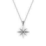 Astria Stella Pendant with a Black Diamond Kris Averi Sterling Silver 1.1mm, 18"