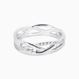 Clotho Knot Ring with White Diamonds Kris Averi