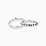 Clotho Weaver Ring with Black Diamonds Kris Averi