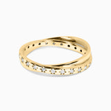 Clotho Weaver Ring with White Diamonds Kris Averi