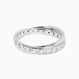 Clotho Weaver Ring with White Diamonds Kris Averi