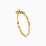 Dione Tara Band Ring with White Diamonds Kris Averi