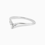 Dione Tara Band Ring with White Diamonds Kris Averi