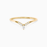 Dione Tara Band Ring with White Diamonds Kris Averi