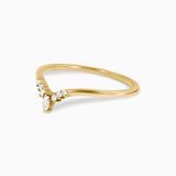 Dione Tara Band Ring with White Diamonds Kris Averi