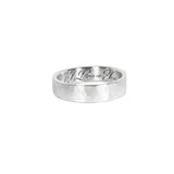Hammered Band Ring Kris Averi Sterling Silver 4