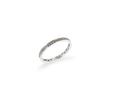 Interlock Liminal Band Ring with White Diamonds Kris Averi