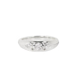 Niyol Hexi Ring with White Diamonds Kris Averi White Gold 4