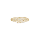 Sauvage Ouroboros Ring with an Eye of White Diamond Kris Averi Yellow Gold 4