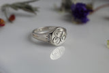 Signet Ring with White Diamond Accent Kris Averi