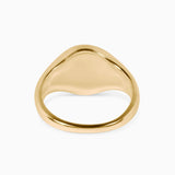 Signet Ring with White Diamond Accent Kris Averi