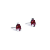 Single Valk Dew Stud Earring with a Garnet Kris Averi