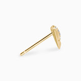 Talos Stud Earrings with White Diamonds Kris Averi