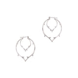 Valk Apex Hoop Earrings Kris Averi Sterling Silver Polish