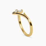 Valk Apex Ring with White Diamonds Kris Averi