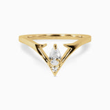 Valk Apex Ring with White Diamonds Kris Averi