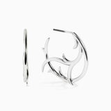 Valk Briar Hoop Earrings Kris Averi Sterling Silver