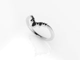 Valk Eir Band Ring with Black Diamonds Kris Averi