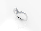 Valk Eir Band Ring with Moonstones and White Diamonds Kris Averi