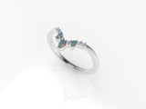 Valk Eir Band Ring with Opals and White Diamonds Kris Averi