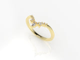 Valk Eir Band Ring with White Diamonds Kris Averi