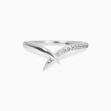 Valk Fused Radix Ring with White Diamond Pave Kris Averi