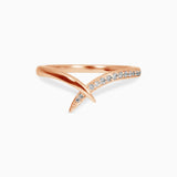 Valk Fused Radix Ring with White Diamond Pave Kris Averi